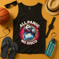 All Panic No Disco Opossum Funny Screaming Possum Tank Top