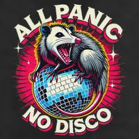 All Panic No Disco Opossum Funny Screaming Possum Microfiber Hand Towel