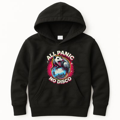 All Panic No Disco Opossum Funny Screaming Possum Kids Hoodie