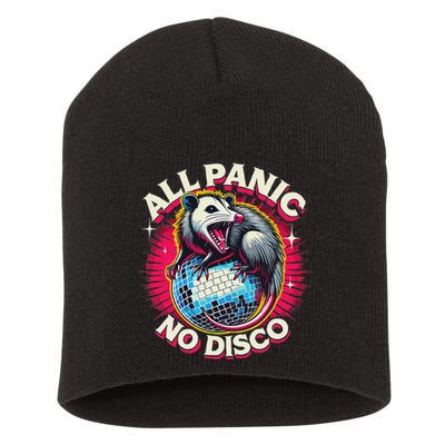 All Panic No Disco Opossum Funny Screaming Possum Short Acrylic Beanie
