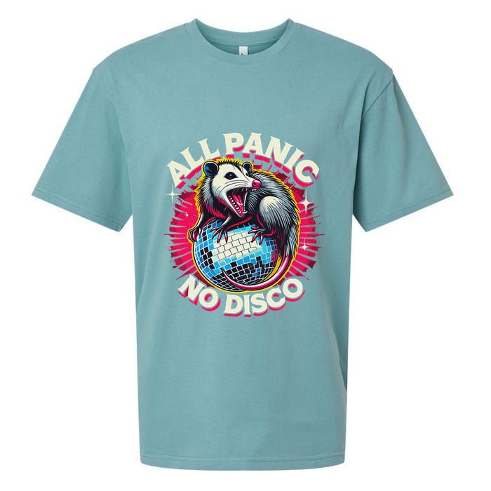 All Panic No Disco Opossum Funny Screaming Possum Sueded Cloud Jersey T-Shirt