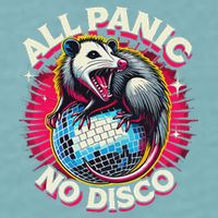 All Panic No Disco Opossum Funny Screaming Possum Sueded Cloud Jersey T-Shirt