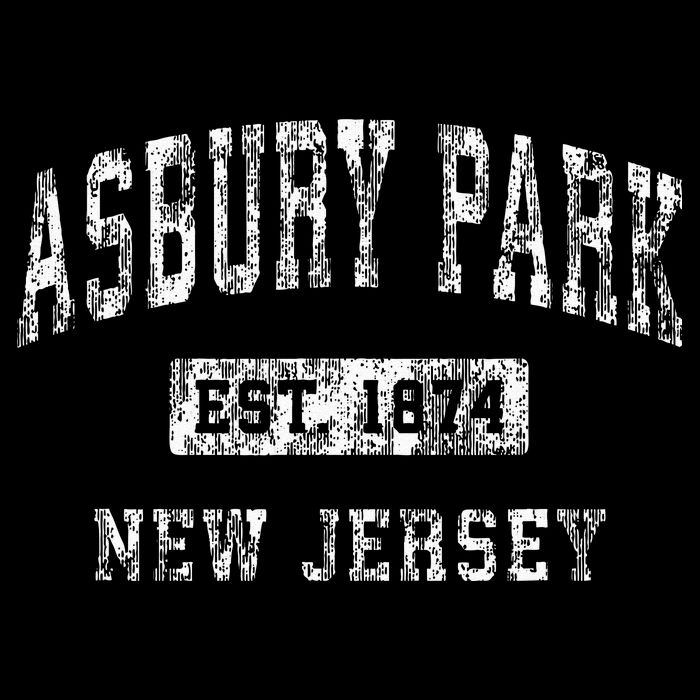 Asbury Park New Jersey NJ Vintage Established Sports Design Baby Bodysuit