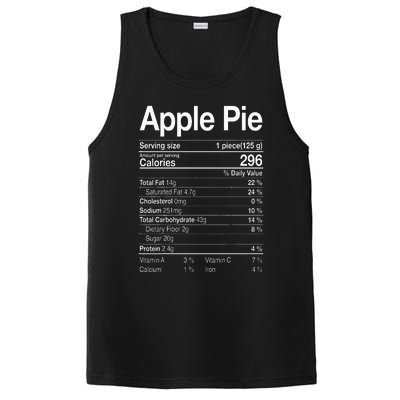 Apple Pie Nutrition Facts Label Costume Thanksgiving Gifts PosiCharge Competitor Tank