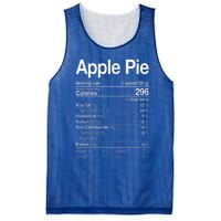 Apple Pie Nutrition Facts Label Costume Thanksgiving Gifts Mesh Reversible Basketball Jersey Tank