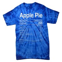 Apple Pie Nutrition Facts Label Costume Thanksgiving Gifts Tie-Dye T-Shirt