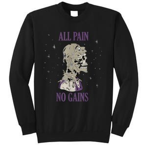 All Pain No Gains Weightlifting Gym Training Powerlifting Sweatshirt