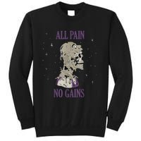 All Pain No Gains Weightlifting Gym Training Powerlifting Sweatshirt