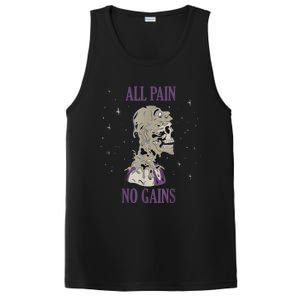 All Pain No Gains Weightlifting Gym Training Powerlifting PosiCharge Competitor Tank