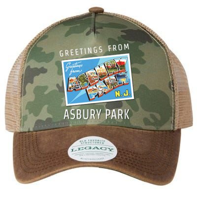 Asbury Park New Jersey Nj Travel Souvenir Gift Postcard Legacy Tie Dye Trucker Hat