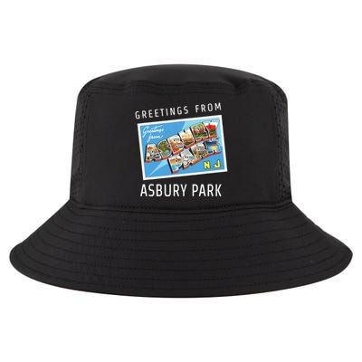 Asbury Park New Jersey Nj Travel Souvenir Gift Postcard Cool Comfort Performance Bucket Hat