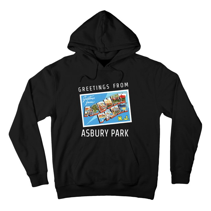 Asbury Park New Jersey Nj Travel Souvenir Gift Postcard Hoodie