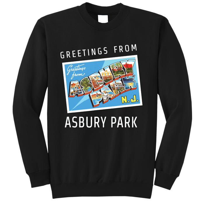 Asbury Park New Jersey Nj Travel Souvenir Gift Postcard Sweatshirt