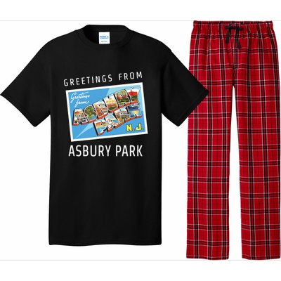 Asbury Park New Jersey Nj Travel Souvenir Gift Postcard Pajama Set