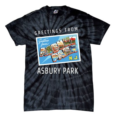 Asbury Park New Jersey Nj Travel Souvenir Gift Postcard Tie-Dye T-Shirt