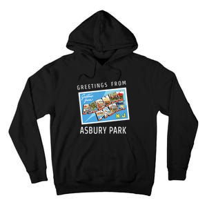 Asbury Park New Jersey Nj Travel Souvenir Gift Postcard Tall Hoodie