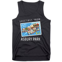 Asbury Park New Jersey Nj Travel Souvenir Gift Postcard Tank Top