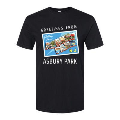 Asbury Park New Jersey Nj Travel Souvenir Gift Postcard Softstyle CVC T-Shirt