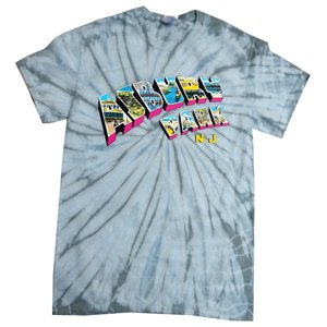 Asbury Park Nj Retro New Jersey Souvenir Tie-Dye T-Shirt