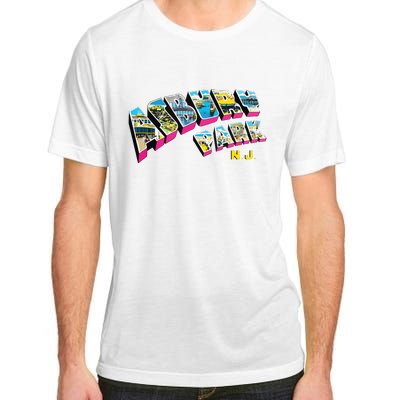 Asbury Park Nj Retro New Jersey Souvenir Adult ChromaSoft Performance T-Shirt