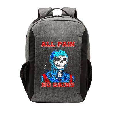 All Pain No Gains Fitness Weightlifting Bodybuilding Gym Great Gift Vector Backpack