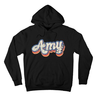 Amy Personalized Name Custom Lettering 70S Hoodie