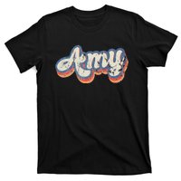 Amy Personalized Name Custom Lettering 70S T-Shirt