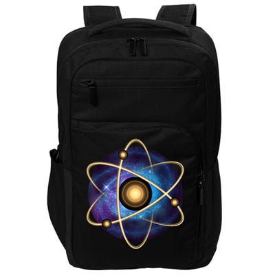 Atom Proton Neutron Physics Impact Tech Backpack