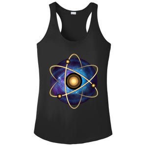 Atom Proton Neutron Physics Ladies PosiCharge Competitor Racerback Tank