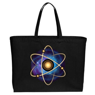 Atom Proton Neutron Physics Cotton Canvas Jumbo Tote