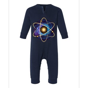 Atom Proton Neutron Physics Infant Fleece One Piece