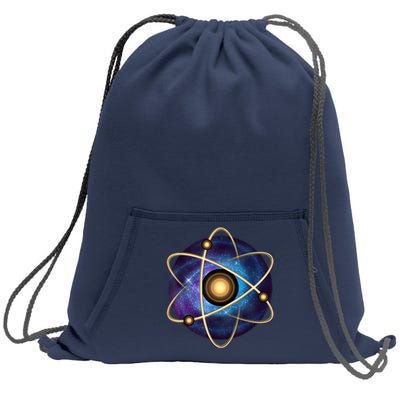 Atom Proton Neutron Physics Sweatshirt Cinch Pack Bag