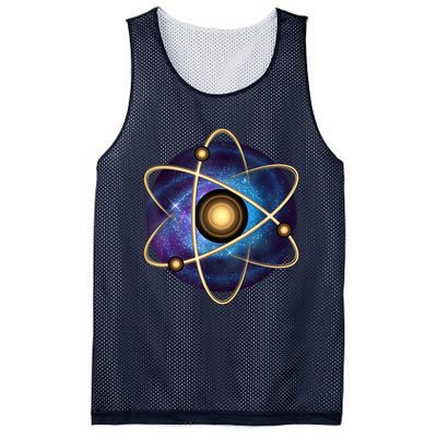 Atom Proton Neutron Physics Mesh Reversible Basketball Jersey Tank