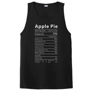 Apple Pie Nutrition Facts Label Costume Thanksgiving PosiCharge Competitor Tank