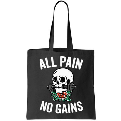 All Pain No Gains Gym Fitness Workout Bodybuilding Bag