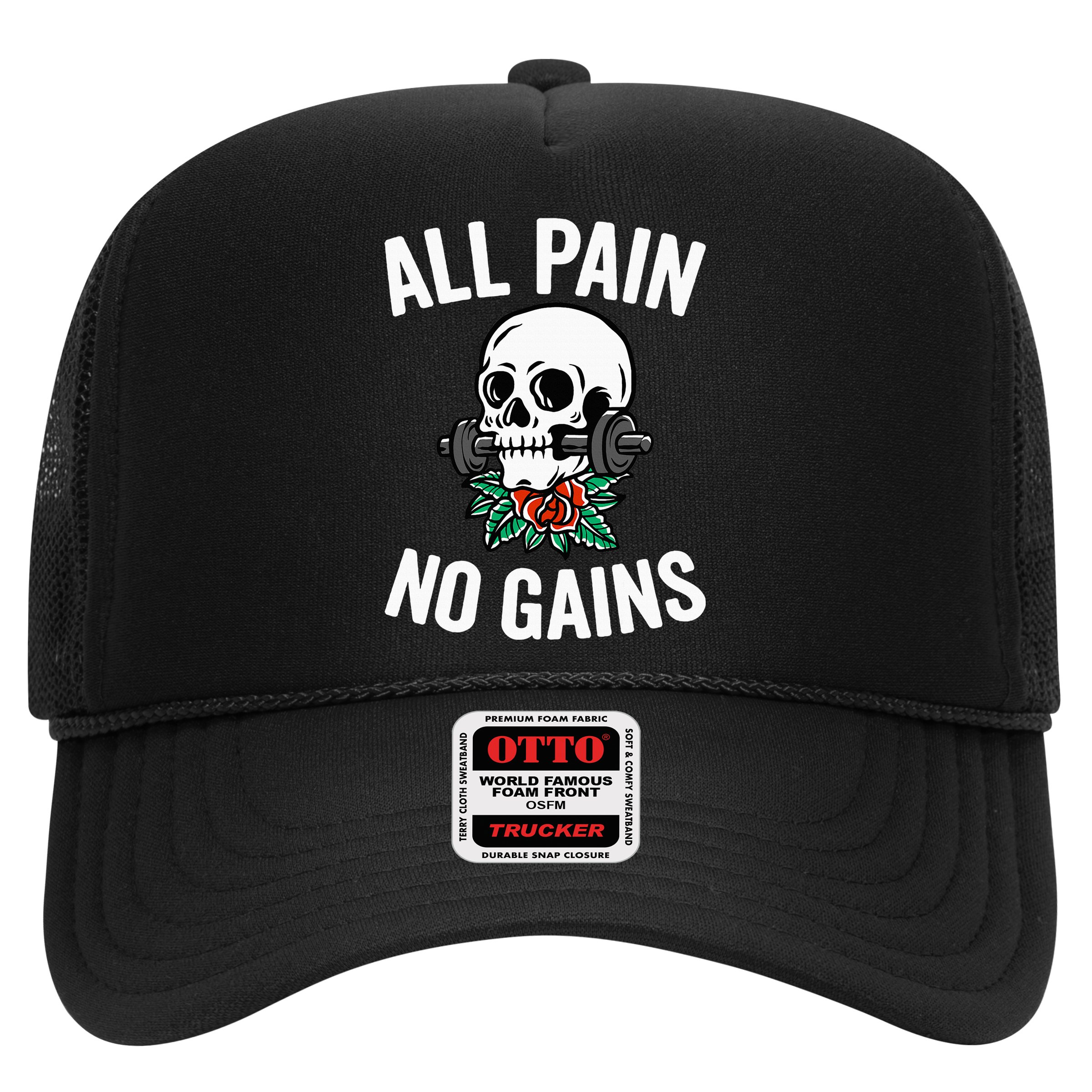 All Pain No Gains Gym Fitness Workout Bodybuilding Hat