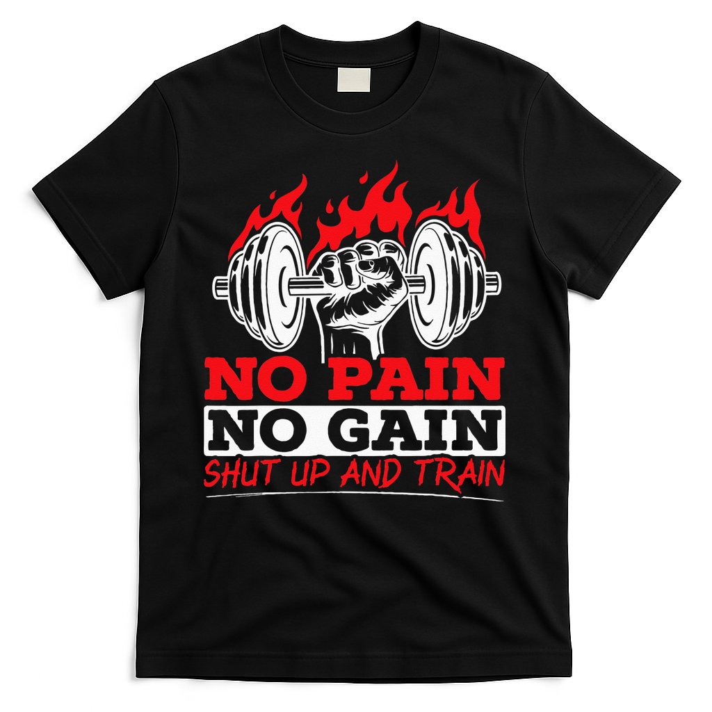 All Pain No Gains Gym Weightlifting Bodybuilding Fitness T-Shirt