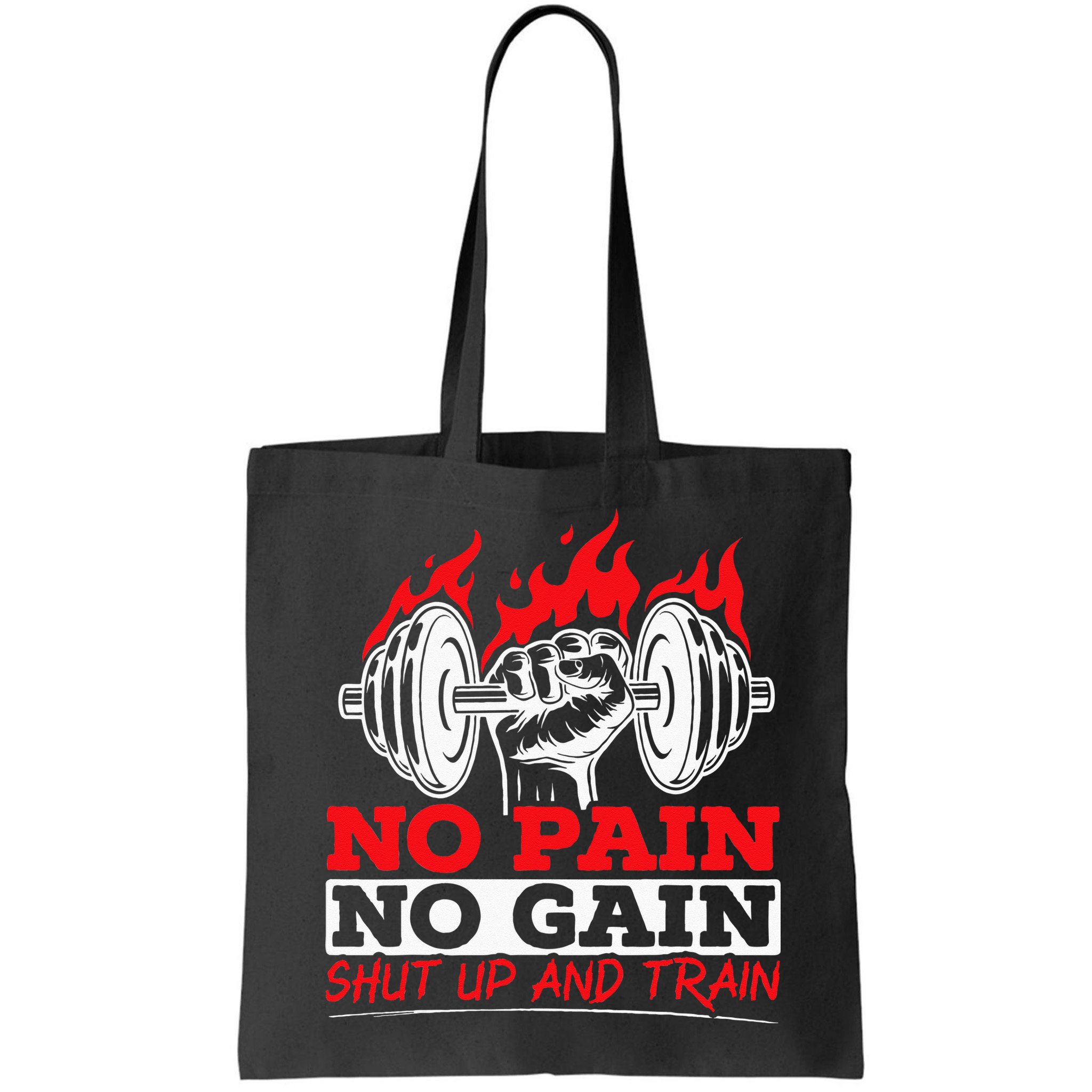 All Pain No Gains Gym Weightlifting Bodybuilding Fitness Bag