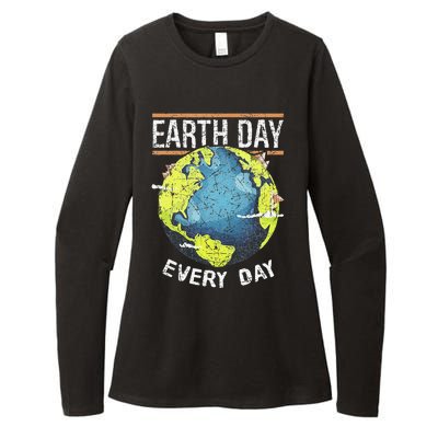 Animal Protection Nature World Global Peace Earth Day Womens CVC Long Sleeve Shirt