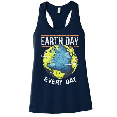 Animal Protection Nature World Global Peace Earth Day Women's Racerback Tank