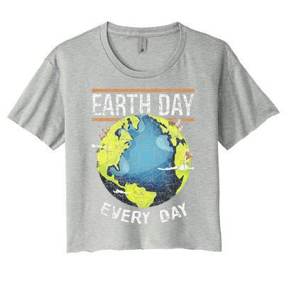 Animal Protection Nature World Global Peace Earth Day Women's Crop Top Tee