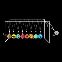 Astrophysicist Planets Newton´S Cradle Cooling Performance Crew T-Shirt