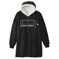 Astrophysicist Planets Newton´S Cradle Hooded Wearable Blanket