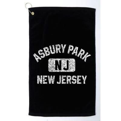 Asbury Park Nj New Jersey Gym Style Golf Towel