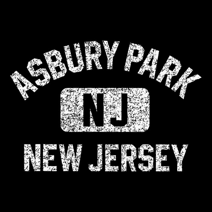Asbury Park Nj New Jersey Gym Style Zip Tote Bag