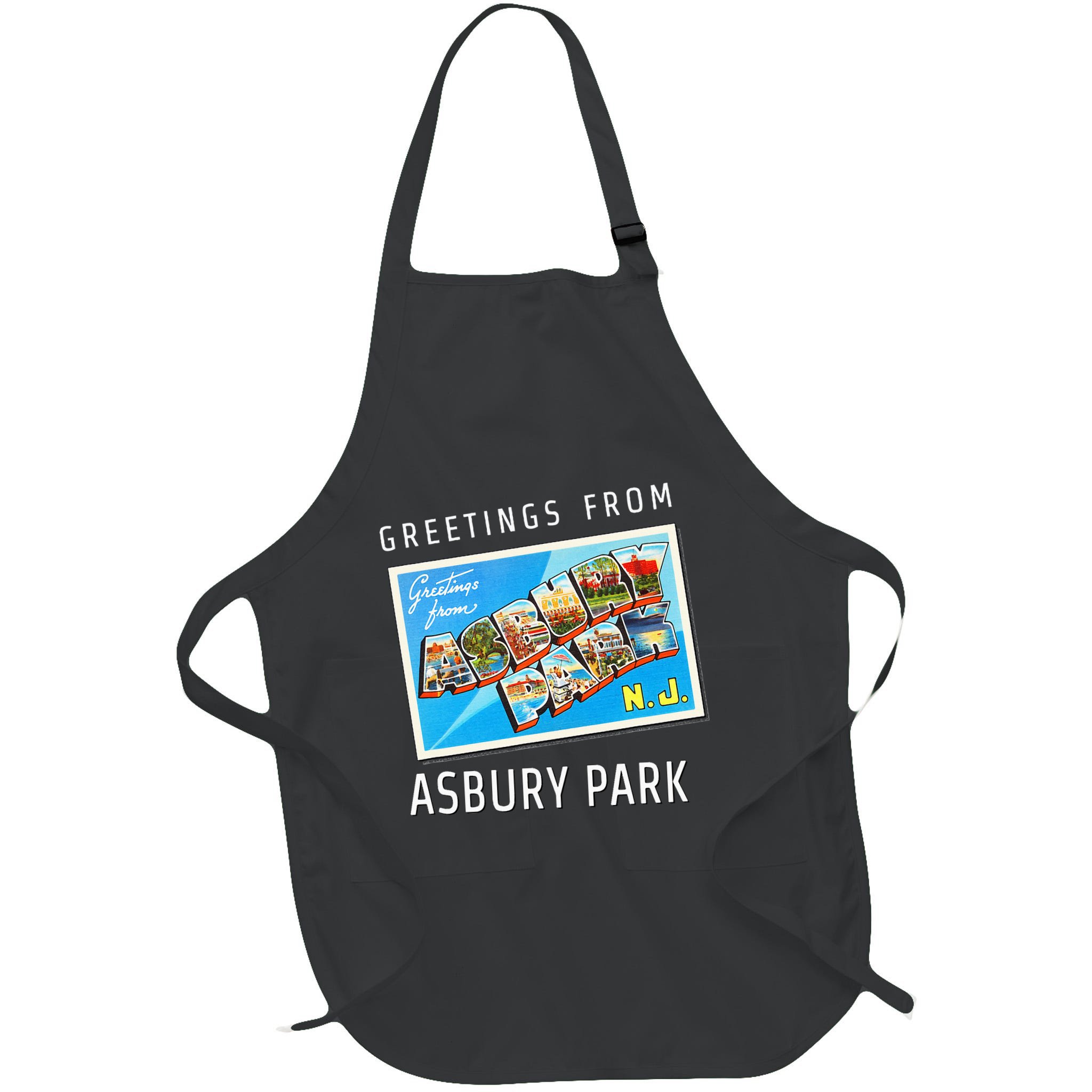 Asbury Park New Jersey Nj Travel Souvenir Gift Postcard Apron