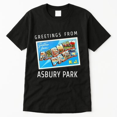 Asbury Park New Jersey Nj Travel Souvenir Gift Postcard Tall T-Shirt