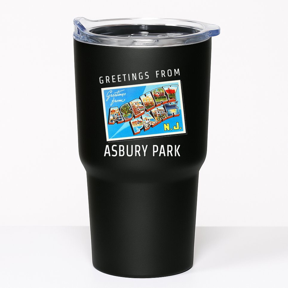 Asbury Park New Jersey Nj Travel Souvenir Gift Postcard Tumbler