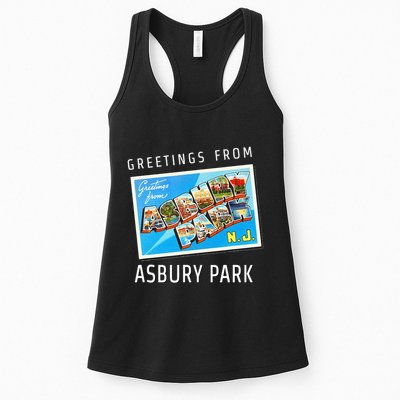 Asbury Park New Jersey Nj Travel Souvenir Gift Postcard Womens Tank Top