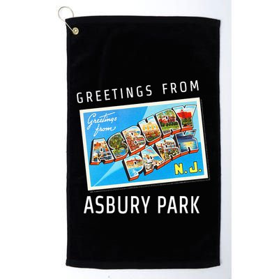Asbury Park New Jersey Nj Travel Souvenir Gift Postcard Golf Towel